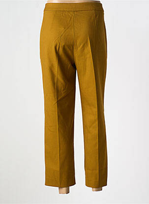 Pantalon 7/8 fermeture zippée sous rabat boutonné vert COP COPINE femme