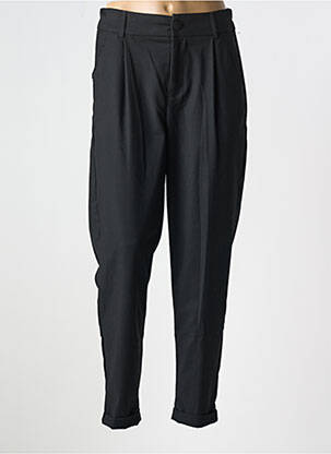Pantalon slim taille élastique noir KANOPE femme