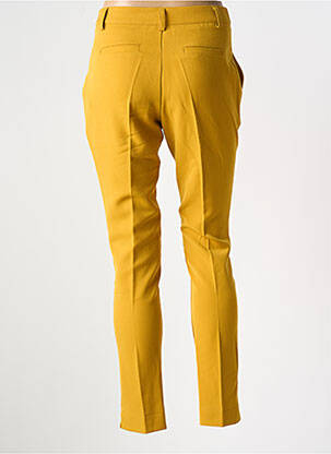Pantalon slim poches jaune LA FEE MARABOUTEE femme