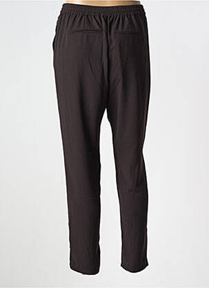Pantalon slim taille élastique marron LOLA ESPELETA femme