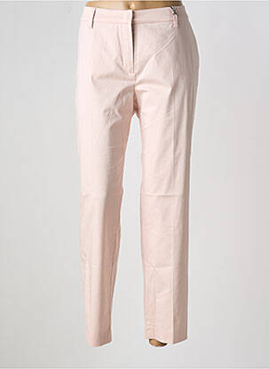 Pantalon chino fermeture zippée sous rabat boutonné taille normale rose BETTY BARCLAY femme