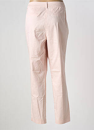 Pantalon chino fermeture zippée sous rabat boutonné taille normale rose BETTY BARCLAY femme