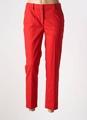 Pantalon 7/8 fermeture zippée sous rabat avec crochet rouge GANT femme
