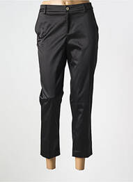 Pantalon 7/8 fermeture zippée sous rabat boutonné noir LIU JO femme