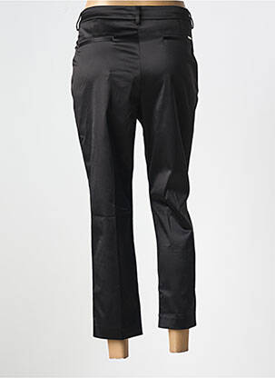 Pantalon 7/8 fermeture zippée sous rabat boutonné noir LIU JO femme
