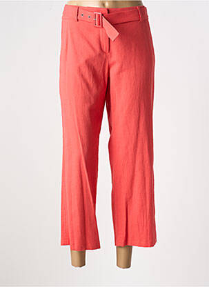 Pantalon 7/8 fermeture zippée sous rabat avec crochet rose GERRY WEBER femme