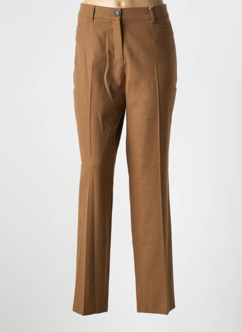 Pantalon droit marron GERRY WEBER pour femme