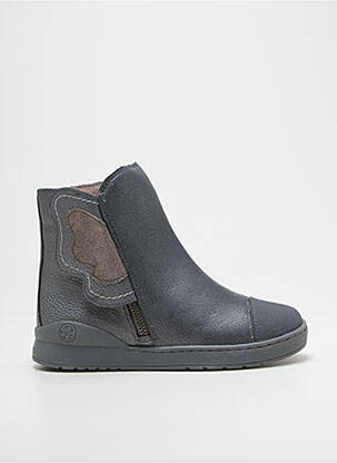 Bottines/boots semelle amovible bout rond gris BIOMECANICS fille