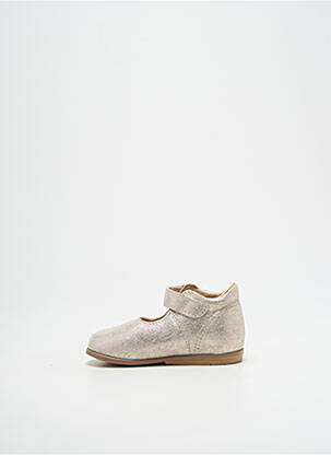 Ballerines impression chiquet or PATT'TOUCH fille