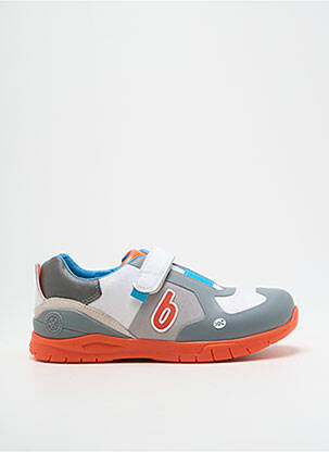 Baskets semelle amovible bout rond gris BIOMECANICS garçon