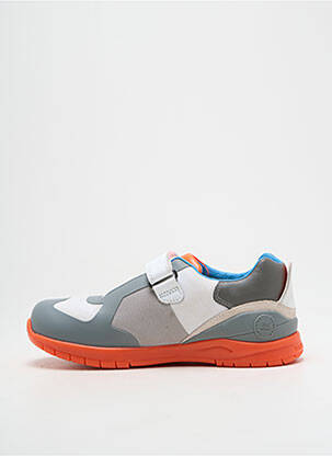 Baskets semelle amovible bout rond gris BIOMECANICS garçon