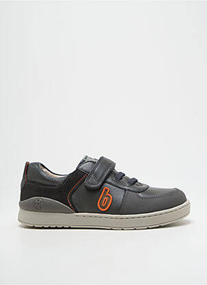 Baskets tissage satiné bout rond gris BIOMECANICS garcon