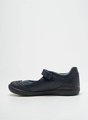 Ballerines matière lisse bout rond bleu BIOMECANICS fille