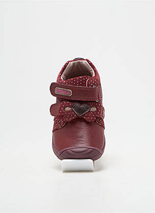 Baskets matière lisse bout rond violet BIOMECANICS fille