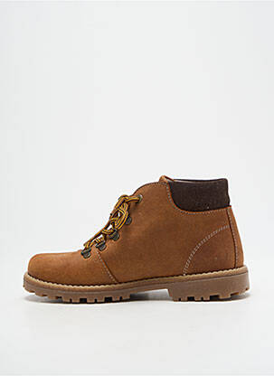 Bottines/boots talon bas talon bas marron POLDINO garçon