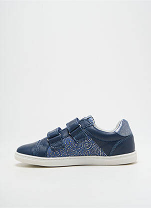 Baskets matière lisse bout rond bleu TELYOH fille