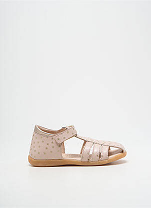 Sandales/nu pieds bout rond bout rond rose POLDINO fille