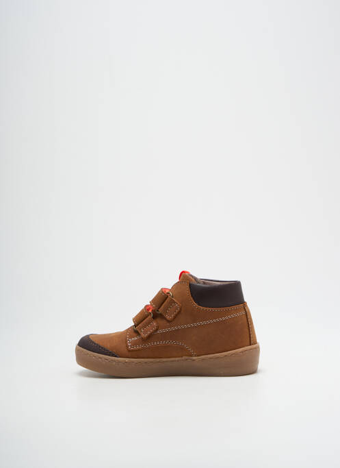 Baskets marron POLDINO pour garçon