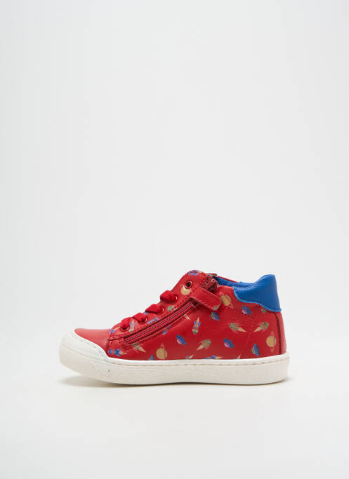 Baskets rouge POLDINO pour garçon