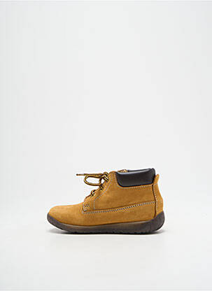 Bottines/boots tissage satiné bout rond jaune FALCOTTO garçon