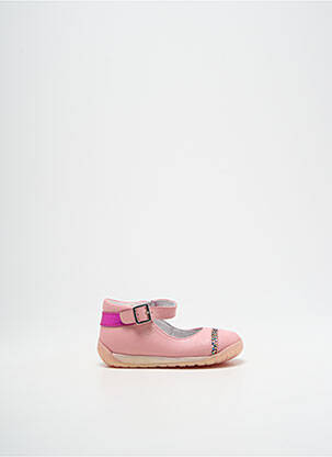 Ballerines tissage tissage pailleté bout rond rose FALCOTTO fille
