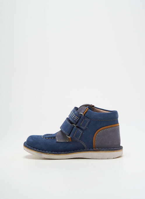 Bottillons bleu KICKERS pour garçon