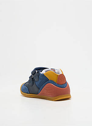 Baskets nubuck bout rond bleu BIOMECANICS garçon