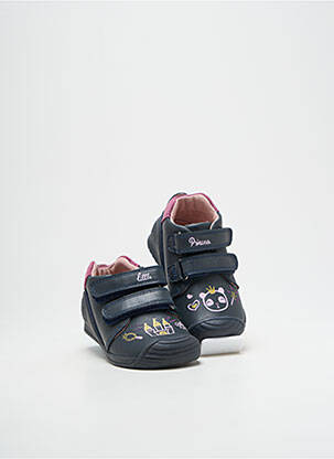 Baskets impression bout rond bleu BIOMECANICS fille