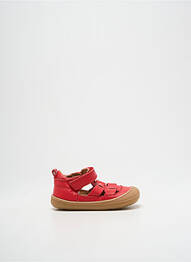 Sandales/nu pieds bout rond bout rond rouge TELYOH garcon