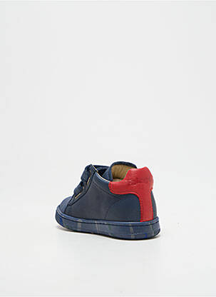 Baskets impression bout rond bleu FALCOTTO garçon