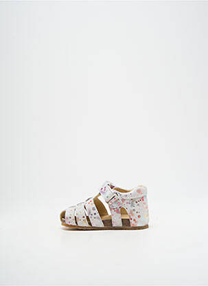 Sandales/nu pieds bout rond bout rond blanc FALCOTTO fille
