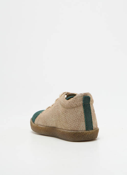 Bottillons vert FALCOTTO pour fille