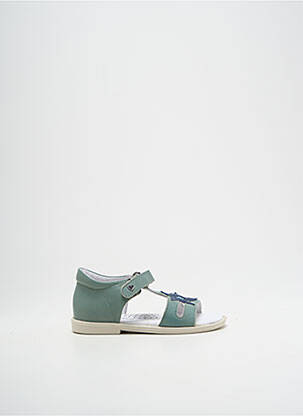 Sandales/nu pieds voute plantaire chiquet vert FALCOTTO fille