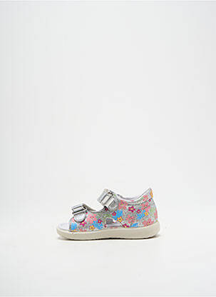 Sandales/nu pieds impression bout ouvert argent FALCOTTO fille