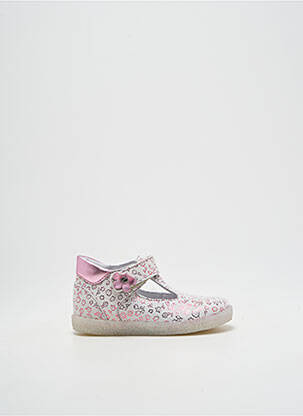 Bottillons nubuck bout rond rose FALCOTTO fille