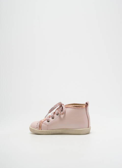 Bottillons rose FALCOTTO pour fille