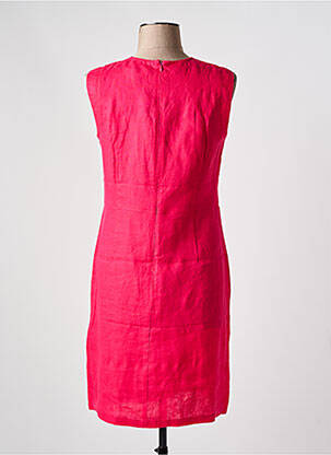 Robe mi-longue sans manche sans manche rose JULIE GUERLANDE femme