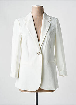 Blazer coupe cintrée blanc KAFFE femme