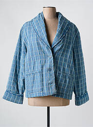 Blazer col châle bleu ADORE femme