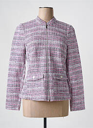 Veste chic manches longues rose FRANK WALDER femme