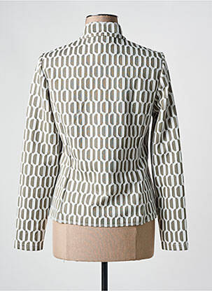 Veste casual coupe droite vert FRANK WALDER femme