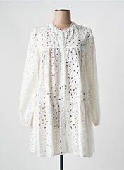 Robe mi-longue blanc KAFFE pour femme seconde vue