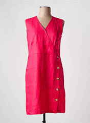 Robe mi-longue rose JULIE GUERLANDE pour femme seconde vue