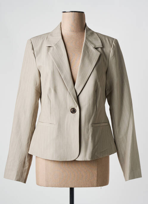 Blazer beige KAFFE pour femme