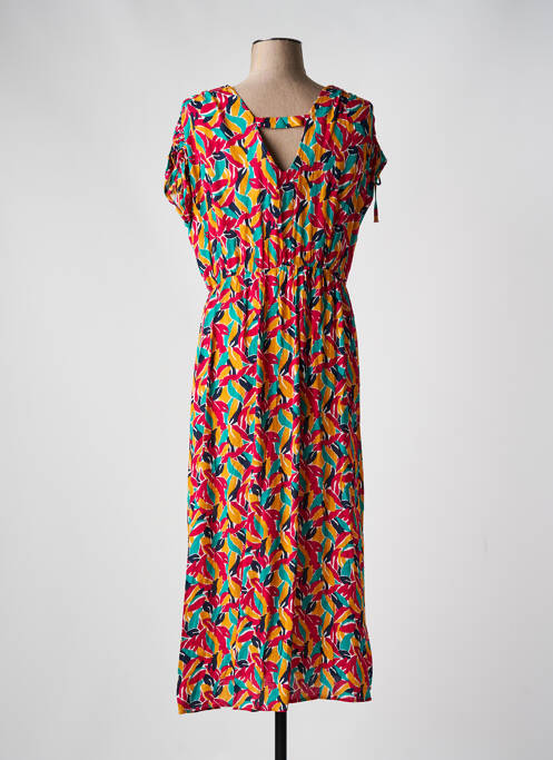 Robe longue rose JULIE GUERLANDE pour femme