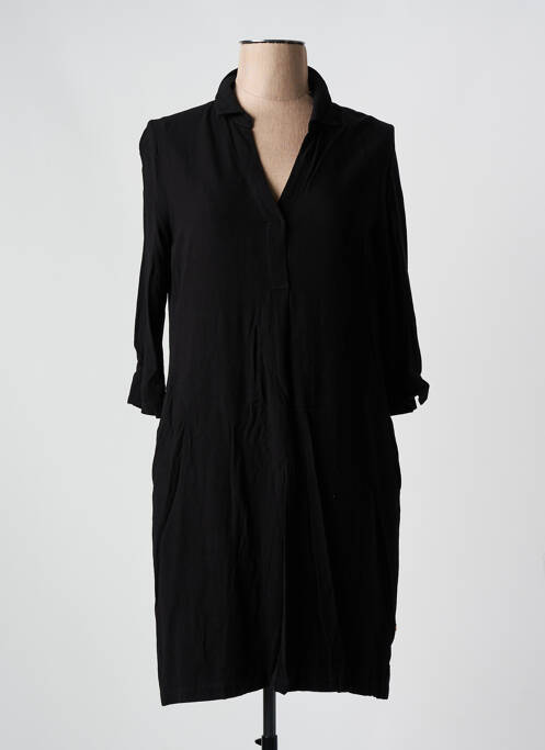 Robe mi-longue noir ROBE LEGERE BY VERA MONT pour femme