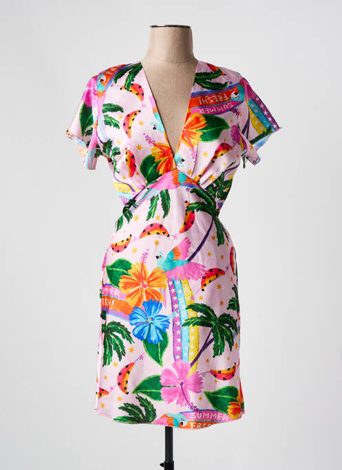 Robe mi-longue rose JOEY NEW YORK pour femme