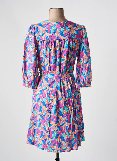 Robe mi-longue violet JULIE GUERLANDE pour femme