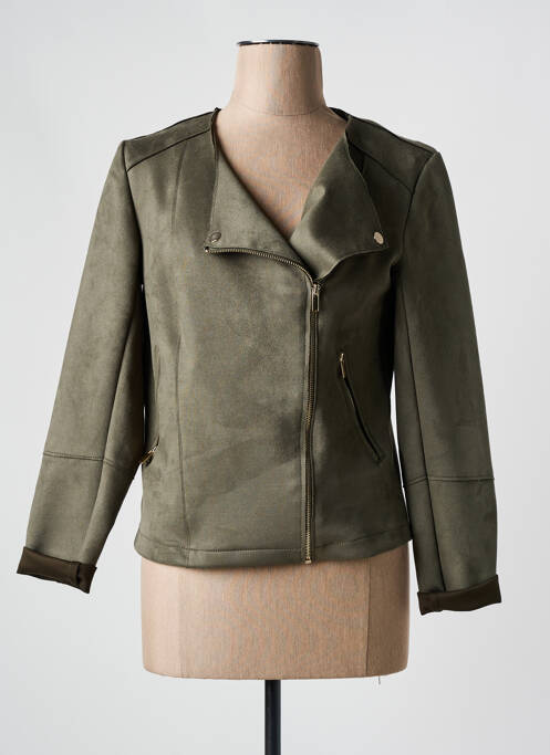 Veste casual vert JULIE GUERLANDE pour femme