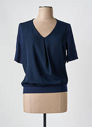 Top manches courtes manches courtes bleu FRANK WALDER femme